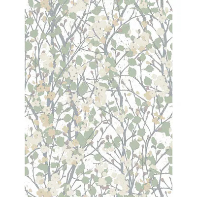 RoomMates 28.29-sq ft Green Vinyl Ivy/Vines Self-adhesive Peel and Stick Wallpaper | Lowe's