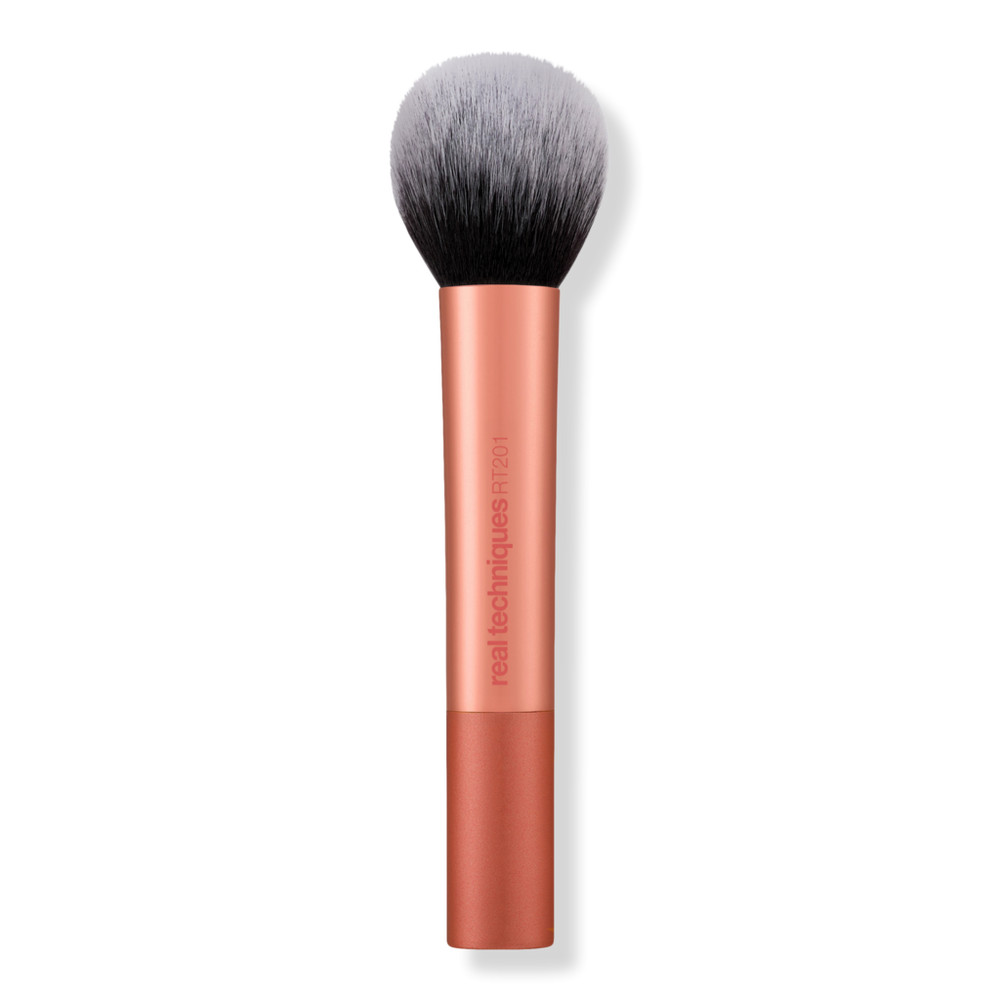 Real Techniques Ultra Plush Powder Face & Cheek Makeup Brush | Ulta