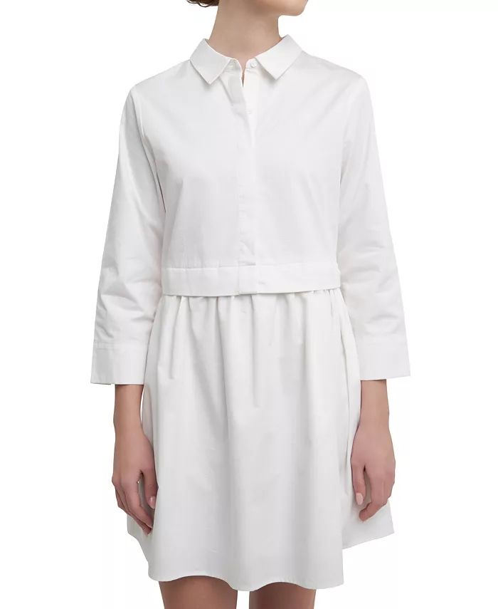 English Factory Women's Shirt Mini Dress & Reviews - Women - Macy's | Macys (US)