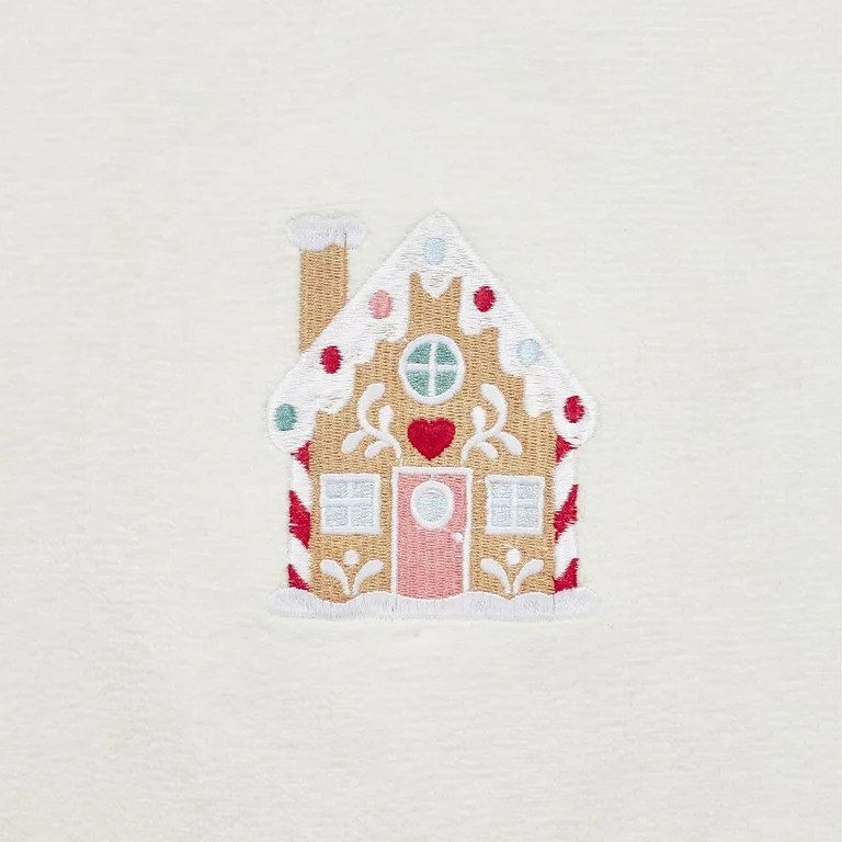 Holiday Time Pink Gingerbread House Hand Towels (2 Count) | Walmart (US)