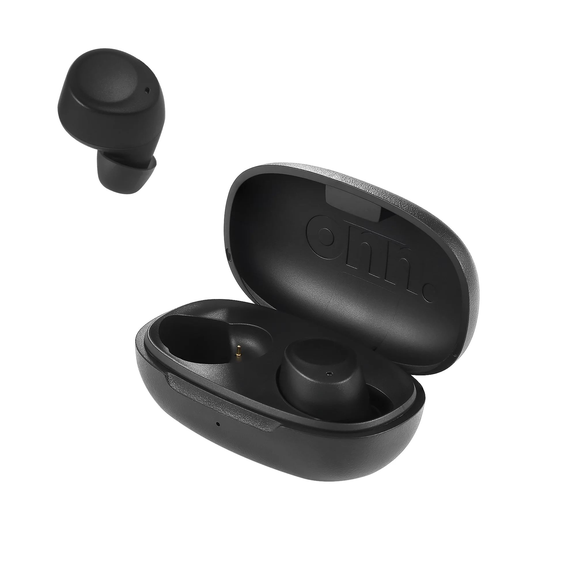 onn. True Wireless Headphones with Charging Case, Black, AAABLK100024300 - Walmart.com | Walmart (US)