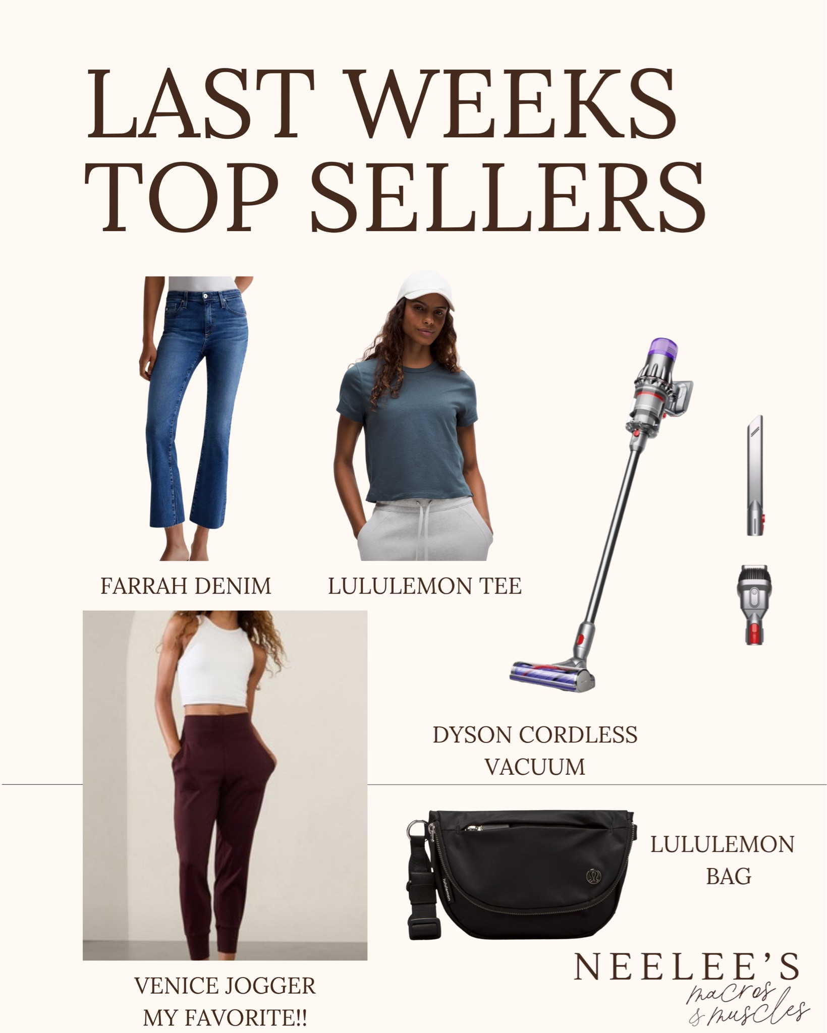 Top 5 best sellers 

#LTKHome #LTKFitness #LTKActive