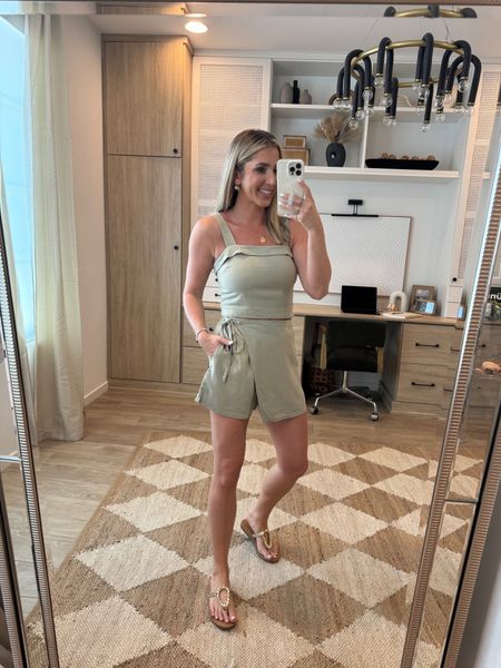 New set from Aerie, wearing an XS in both the top and bottom. Aerie is super affordable and they have really cute summer stuff right now. Shoes are from target, TTS  

Aerie
Summer Outfit 

#LTKShoeCrush #LTKFindsUnder100 #LTKStyleTip