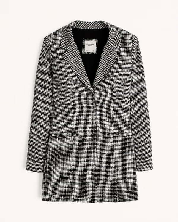 Women's Tweed Blazer Mini Dress | Women's Dresses & Jumpsuits | Abercrombie.com | Abercrombie & Fitch (US)