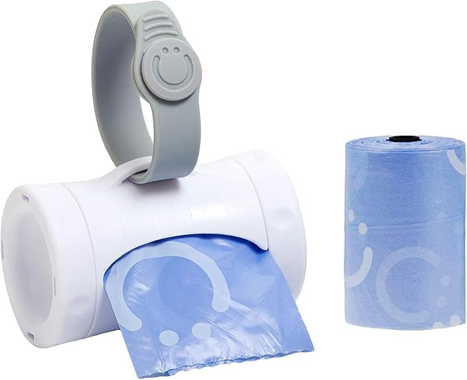 Ubbi Retractable On the Go Bag Dispenser for Baby Travel, Diaper Accessory Must Have for Newborn,... | Amazon (US)