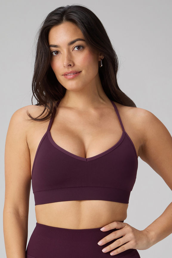 Seamless V-Neck Low Impact Bra | Fabletics