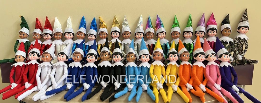 Multicolored Elf Dolls Limbs Are Bendable but Not Poseable or - Etsy | Etsy (US)