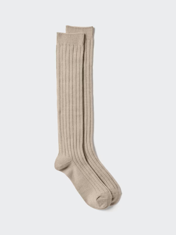 HEATTECH Knee High Socks | Ribbed | UNIQLO (US)
