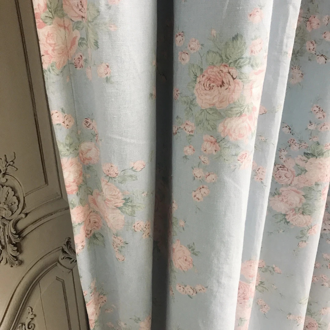 Modern Vintage Light Peach Baby Pink Floral Pattern Washed - Etsy | Etsy (US)