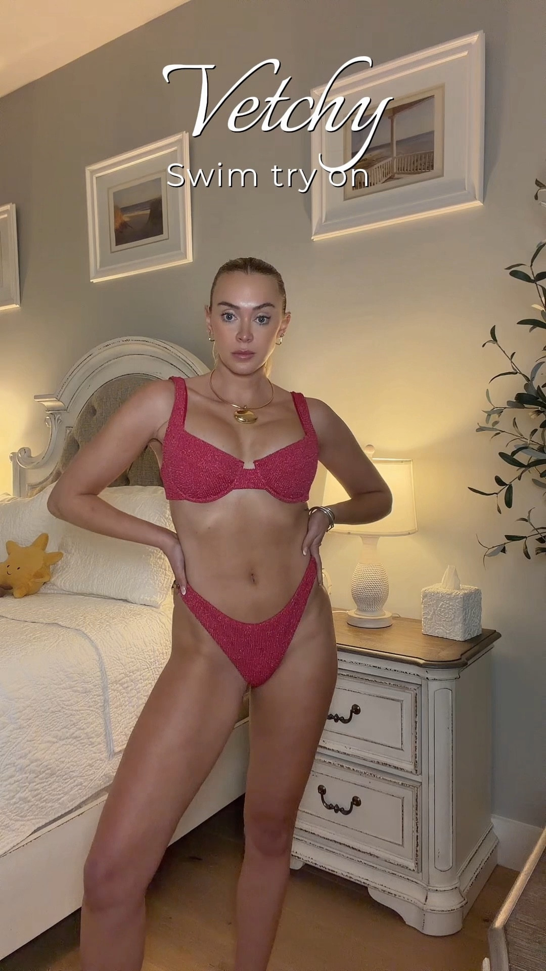 Barbados vacation packing 👙✨
Wearing the Laguna Crinkle Raspberry & Bondi Romantic Floral bikini sets from @VETCHY - the shimmer, the fit, the quality…. I’m obsessed. These feel like true investment pieces. Both linked 🤍 

#ad #vetchy

#LTKootd #LTKTravel #LTKgrwm