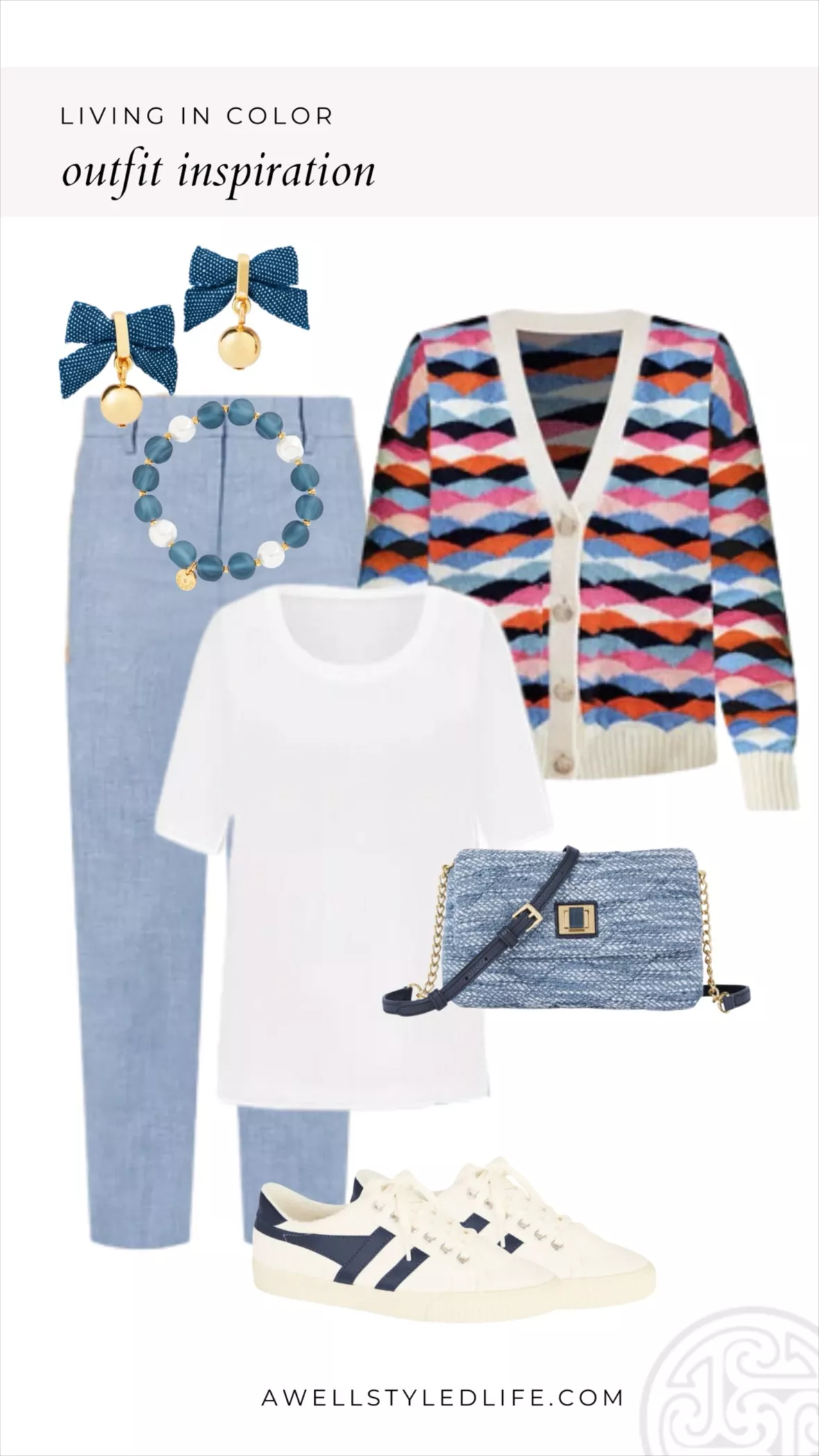 striped cardigan with jewel … curated on LTK