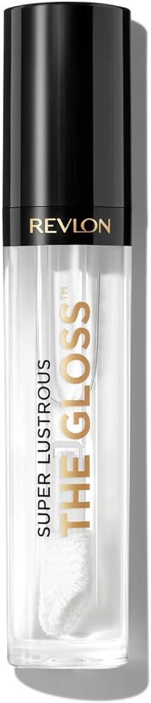 Revlon Lip Gloss, Super Lustrous The Gloss, Non-Sticky, High Shine Finish, 200 Crystal Clear | Amazon (US)