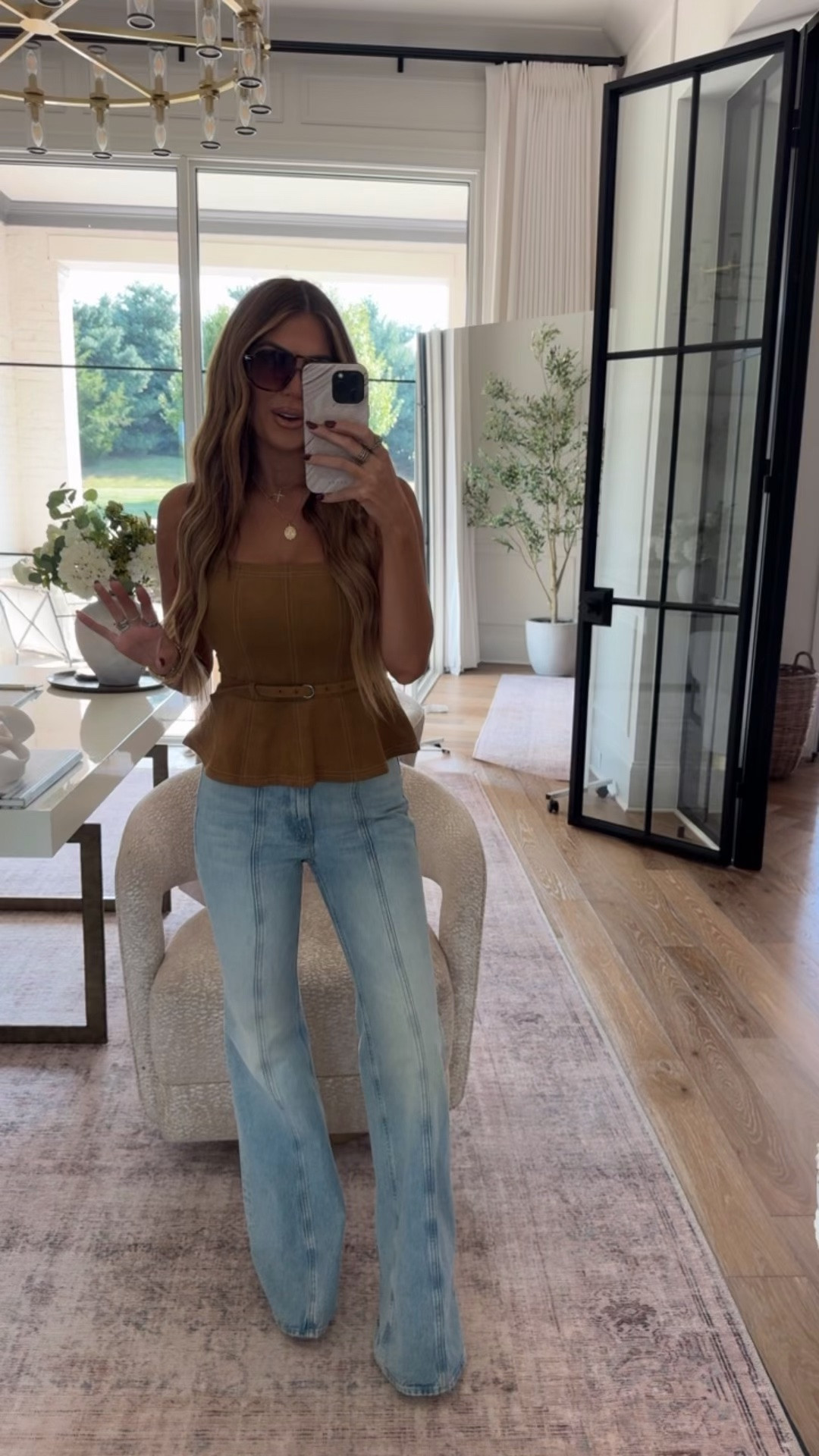 New Anthropologie finds that I am loving! Small top
Size 27 denim