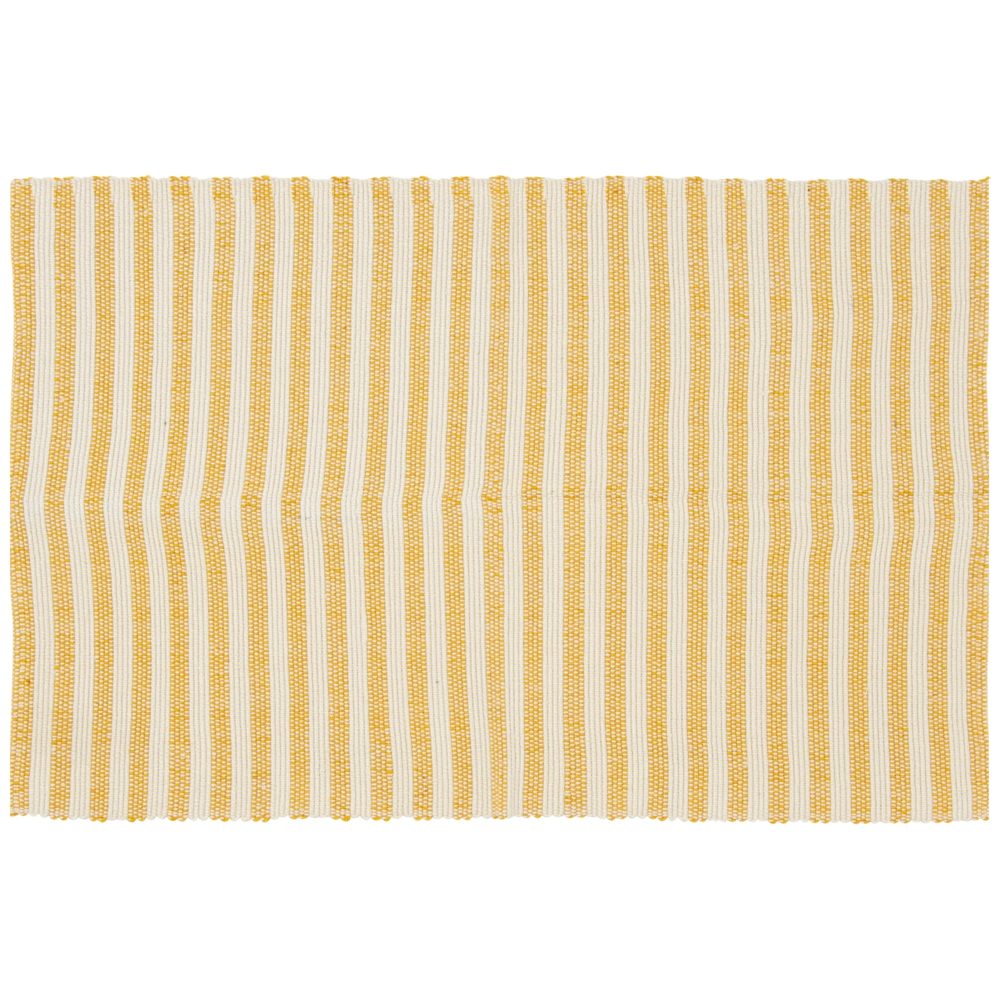 Home Décor Collection 24" x 36" Yellow Stripe Outdoor Layering Rug - Walmart.com | Walmart (US)