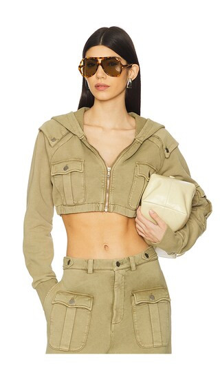 Utility Hoodie in Olive | Revolve Clothing (Global)