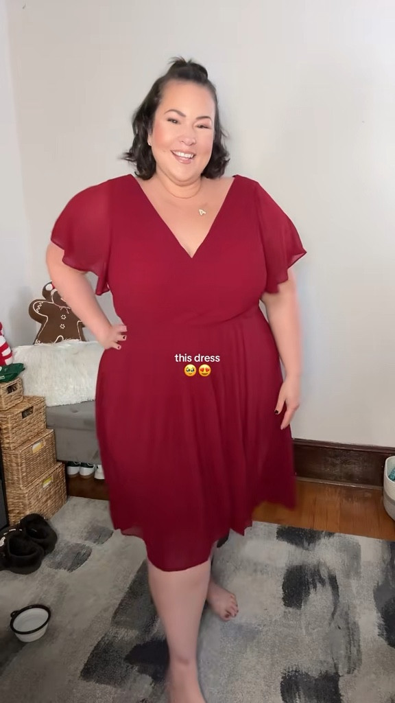 Absolutely adore this dress 🥰 #dress #holidaydress #plussizedress #plussizedresses

#LTKPlusSize