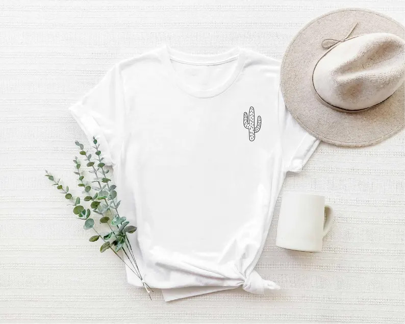 Cactus Shirt, Desert Shirt, Boho Shirt, Cactus Plants, Adventure Shirt, Arizona Shirt, Cactus Sce... | Etsy (Global)