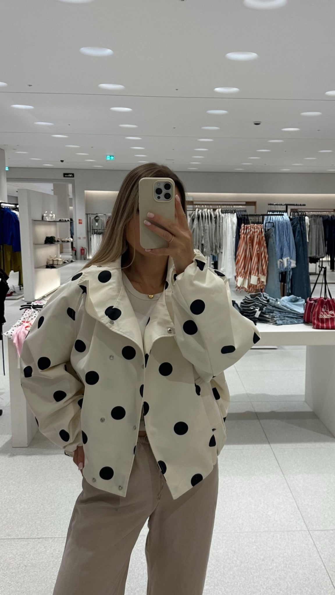 new in ZARA bomber jacket with dots 🤍

#LTKsummer #LTKuk #LTKeurope