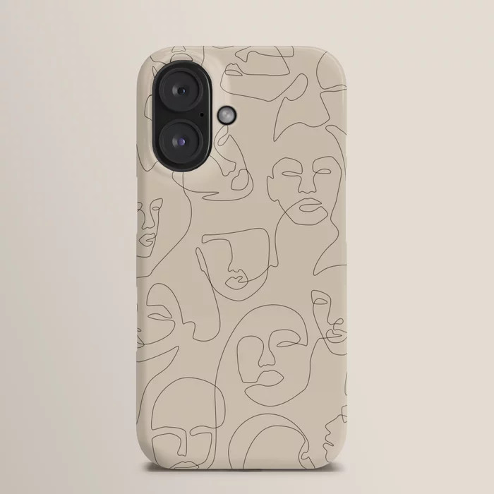 She's Beige iPhone Case by Explicit Design | Society6 | Society6