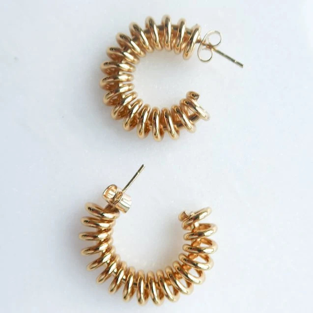 Spiral Hoops | The Sis Kiss