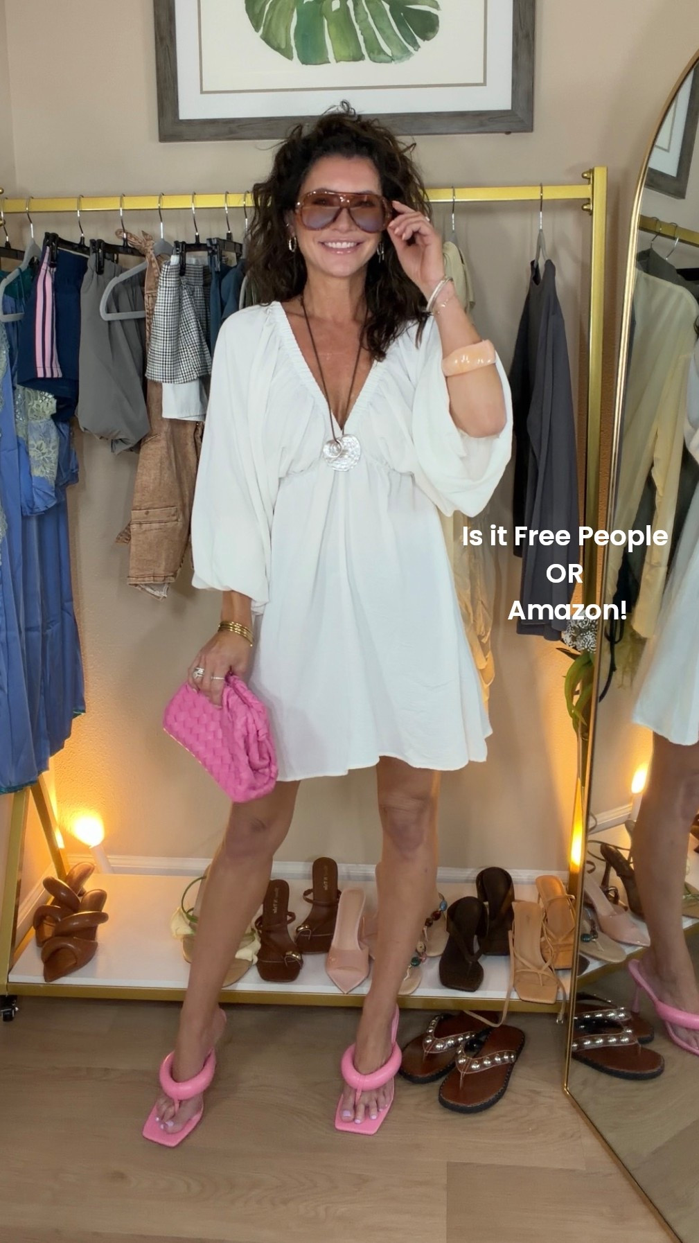 The chicest, draping. Light weight, flowy. Wearing size Small. Is it free people or amazon?

#LTKootd #LTKmomlife #LTKSeasonal