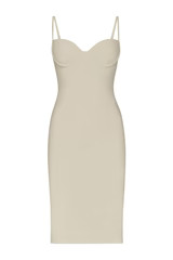 The Balconette Underwire Midi Dress in Stretch Linen | Anemos Swim (US)