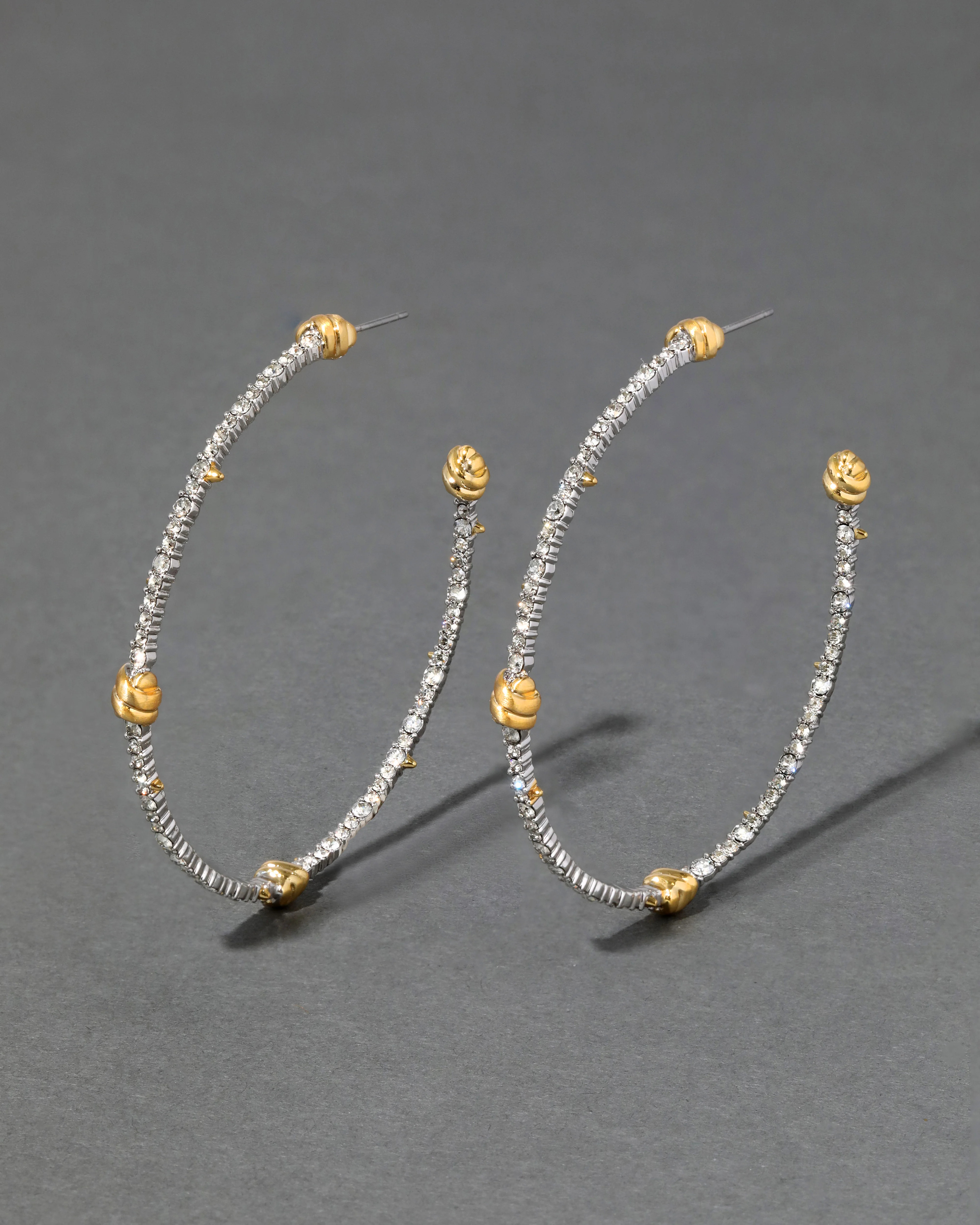 Crystal Knot Hoop Earring | Alexis Bittar