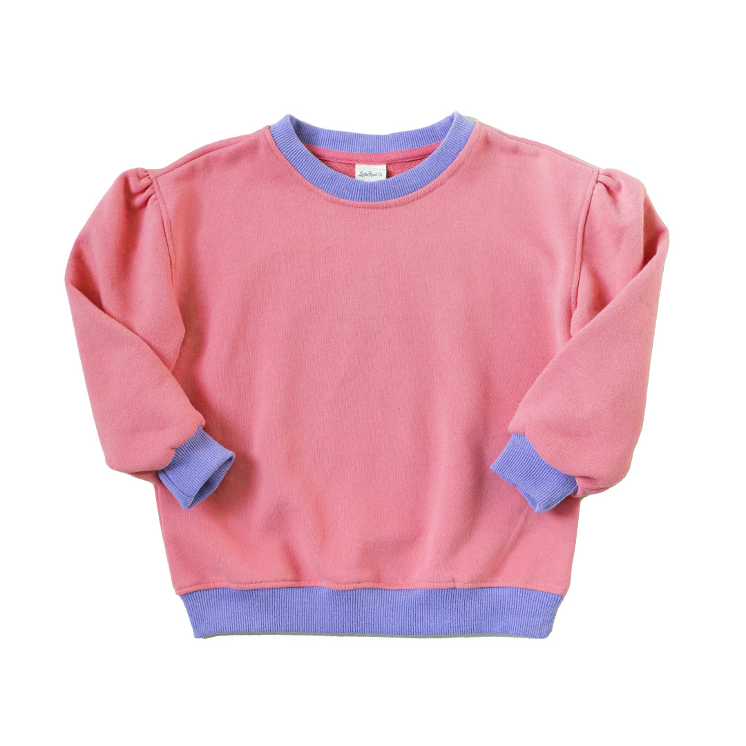 Calypso Puff Sleeve Crewneck | Little Road Co.