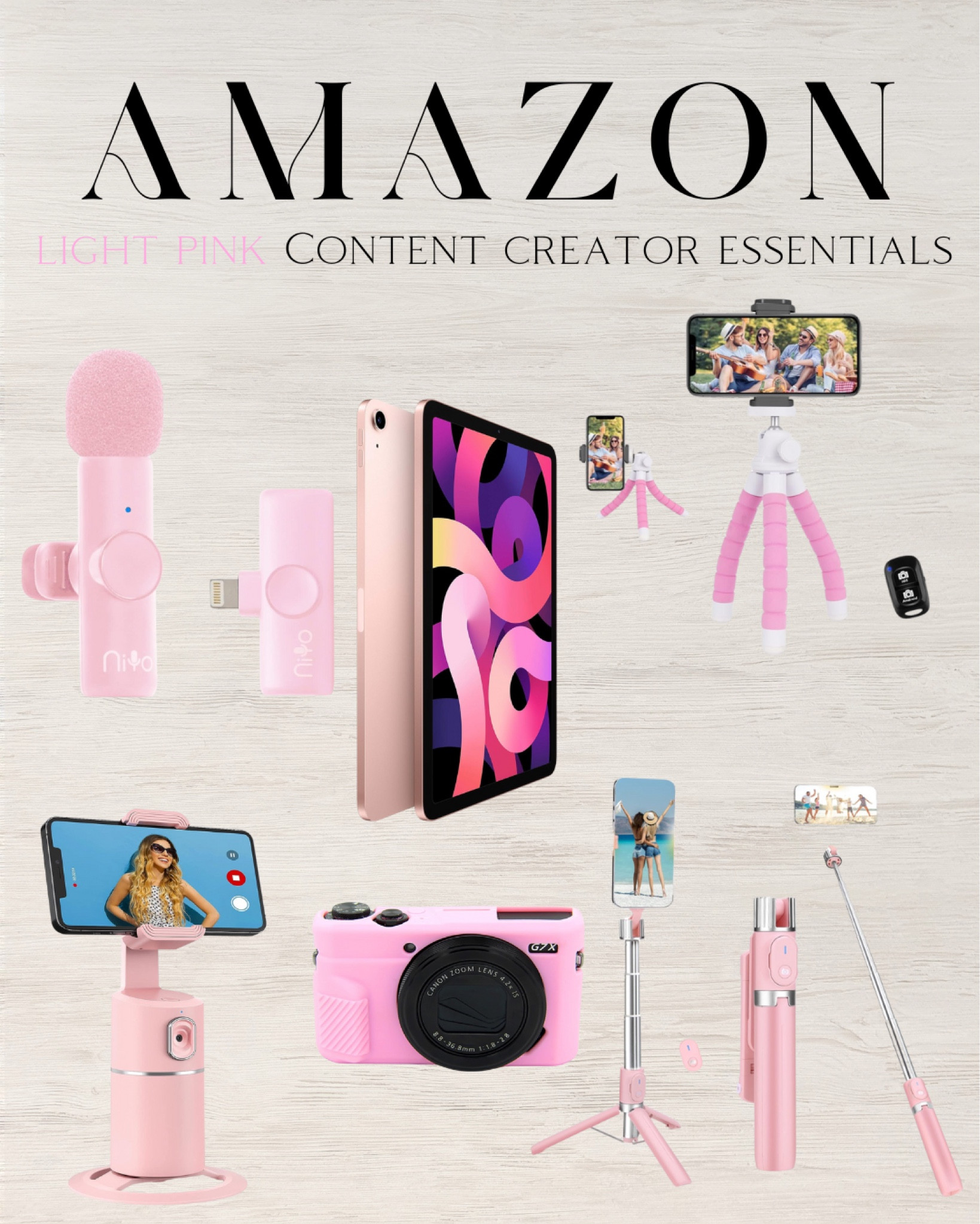 Light Pink Content Creator Essentials 💕

#LTKfindsunder100 #LTKVideo #LTKtravel