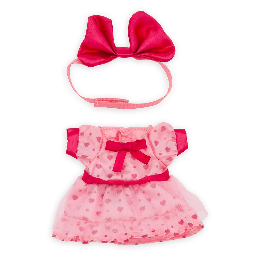 Disney nuiMOs Outfit – Valentine's Day Pink Heart Dress and Heart Bow | Disney Store