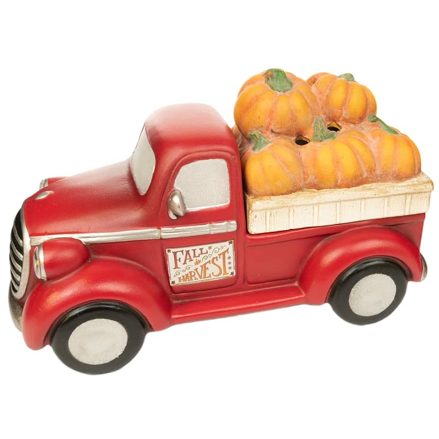 Scentsationals Wax Melt Warmer, for Scented Wax Melts - Truck Collection Pumpkins and Red Truck -... | Amazon (US)
