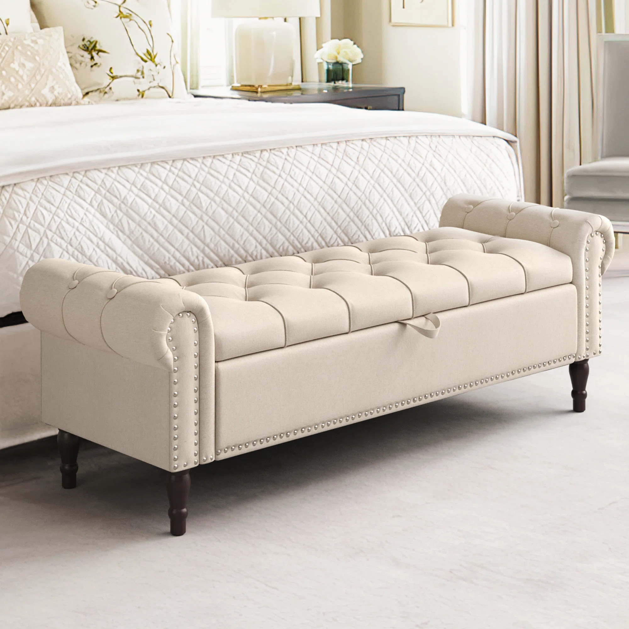 Dawsey Upholstered Storage Bench | Wayfair North America
