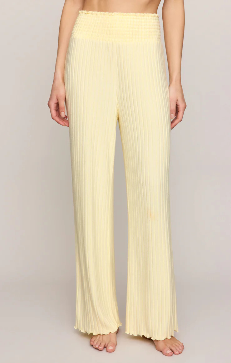 Dawn Smocked Silky Rib Pant | Z Supply