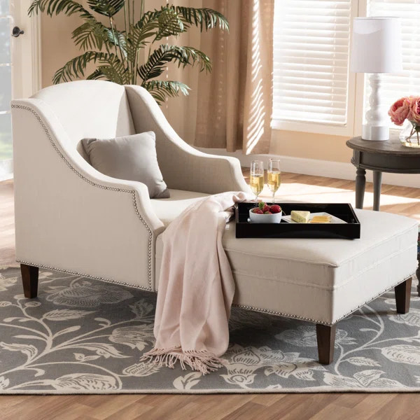 Ezio Upholstered Chaise Lounge | Wayfair North America