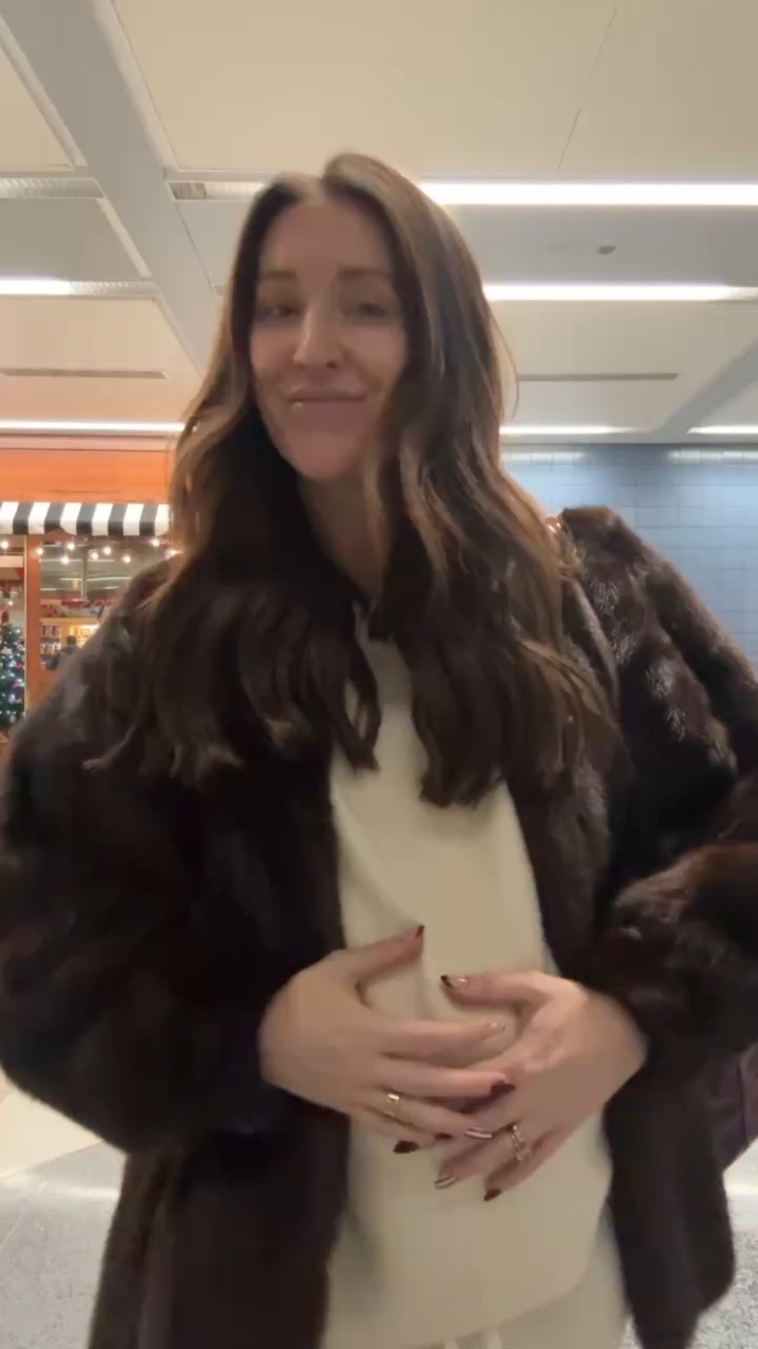 When the faux fur didn’t make it in the checked bag, you wear it over your airport outfit! 

#LTKootd #LTKTravel