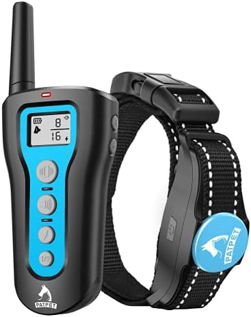 PATPET Dog Shock Collar for Large Dog - Rechargeable Dog Training Collar with Remote 1000Ft Control  | Amazon (US)