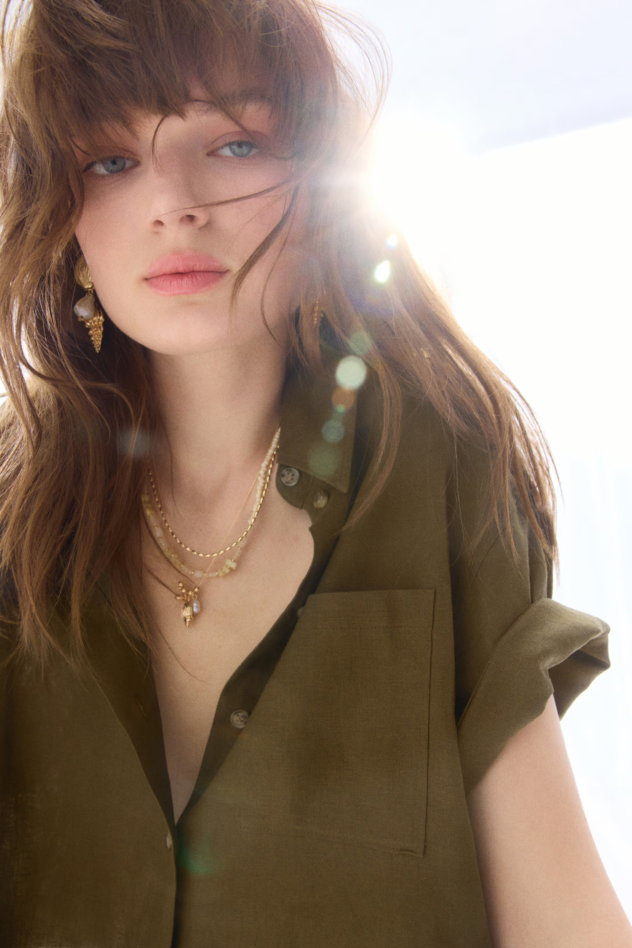 Linen-Blend Shirt | H&M (US + CA)