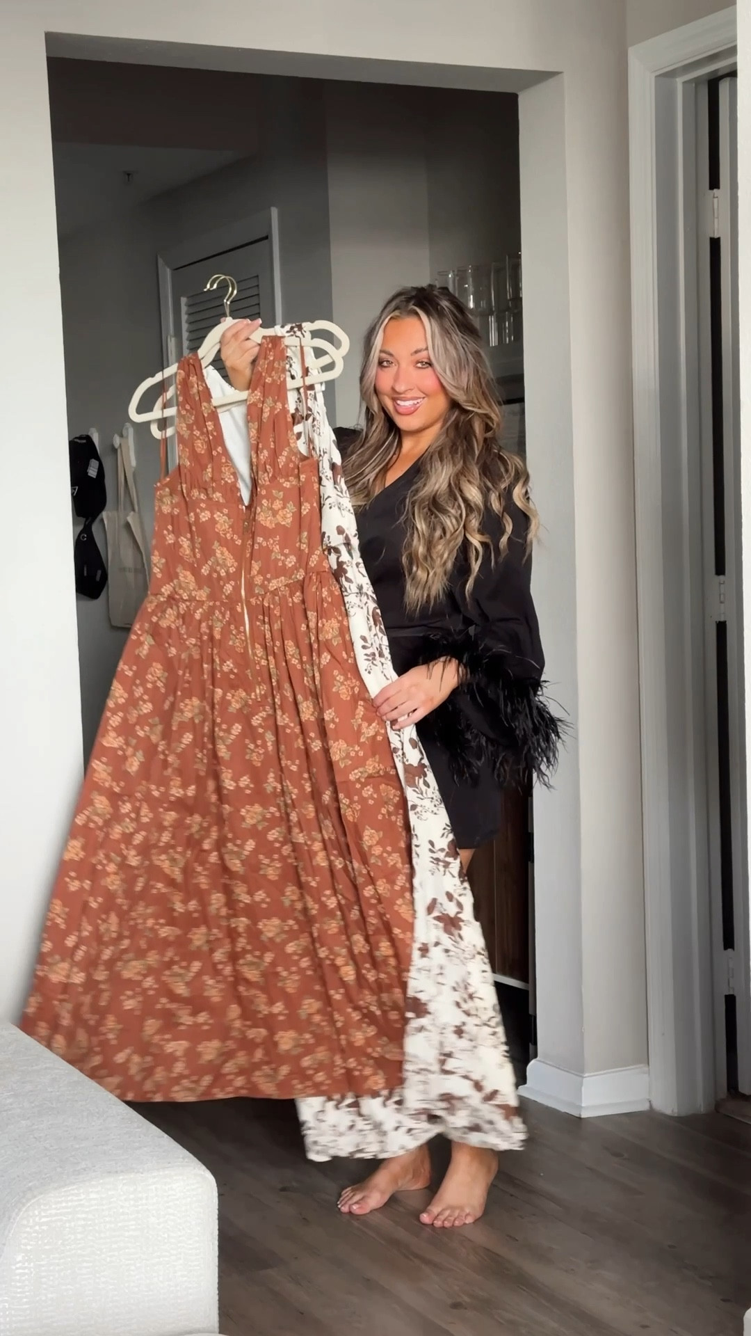 Thanksgiving dress ideas. The first one is sold out but I linked other options. I’m wearing a size large/US 10. 

#LTKootd #LTKCyberWeek #LTKHoliday