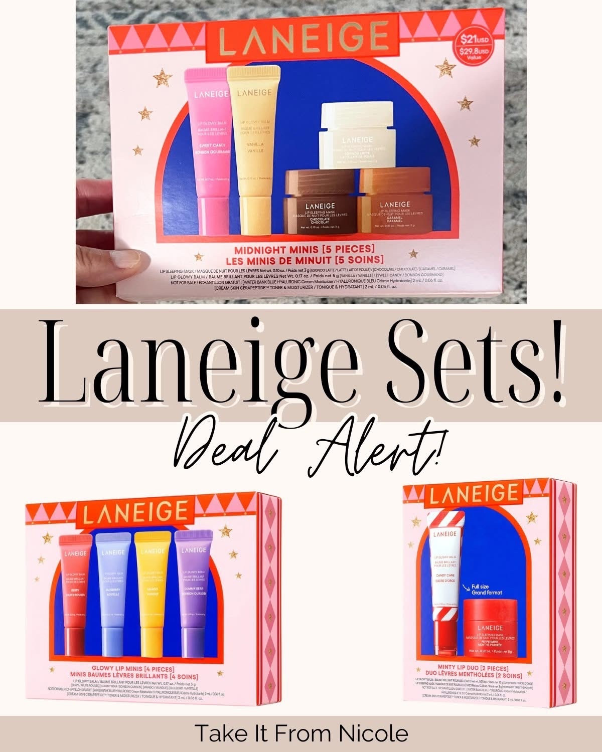PRICE MATCH ALERT! Laneige Sets are on deal for Sephora Sale and AMZ also matched!

#LTKGiftGuide #LTKCyberWeek #LTKHoliday