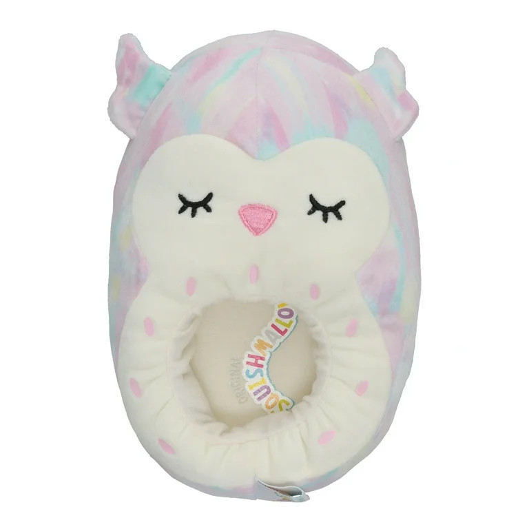 Squishmallows Toddler & Kids Lesedi the Owl Slippers, Sizes 7/8-4/5 | Walmart (US)