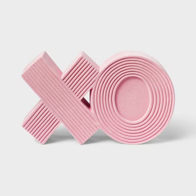 Valentine Tabletop Flocked XO Pink - Spritz™ | Target