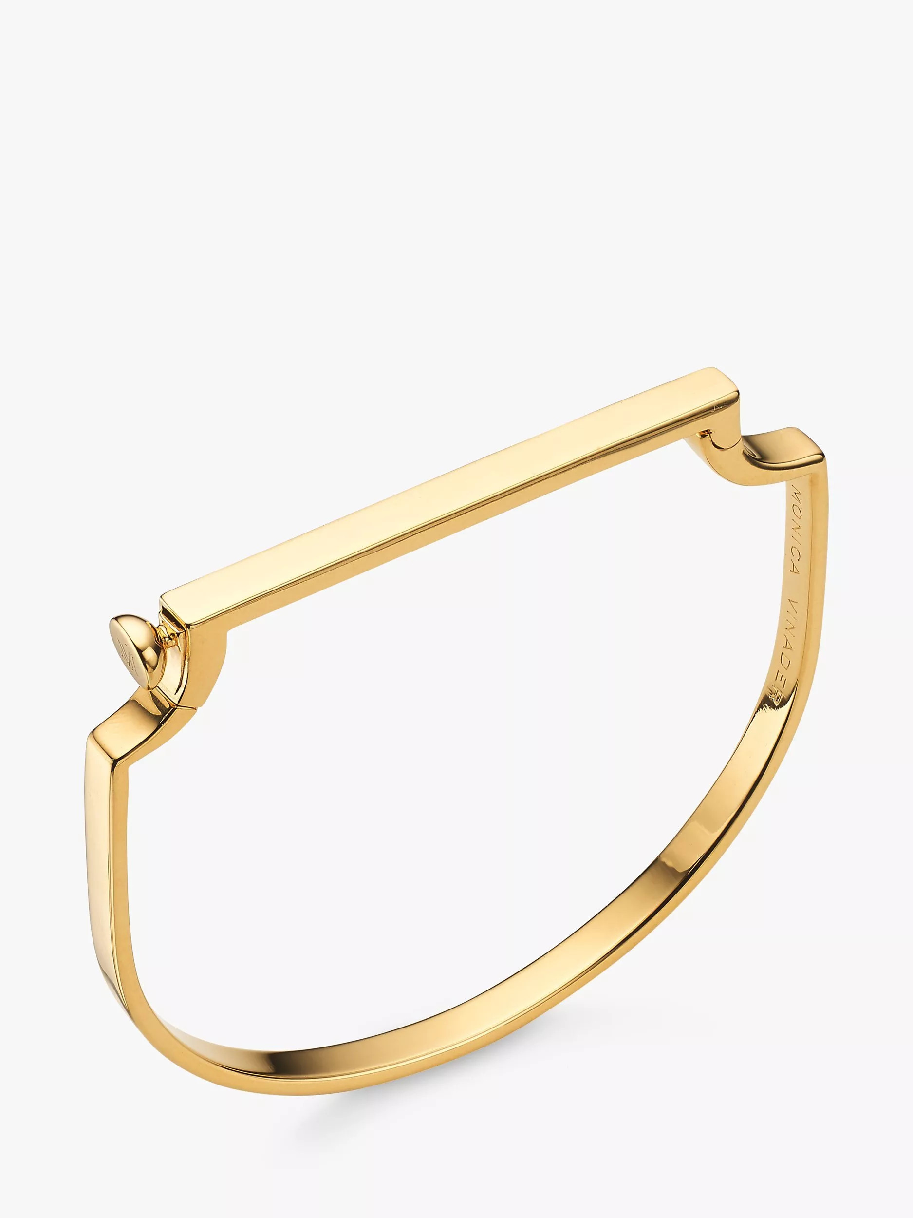 Monica Vinader Signature Thin Bangle | John Lewis (UK)