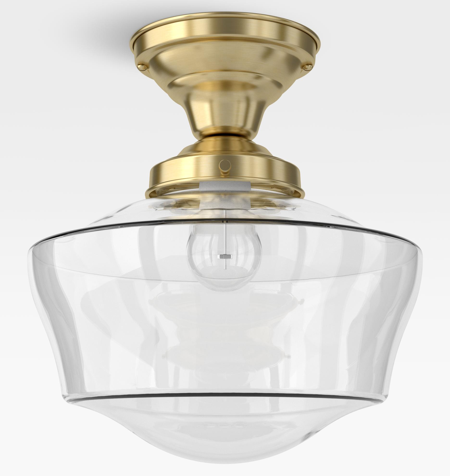 Rose City 4" Fitter Semi-Flush Mount | Rejuvenation