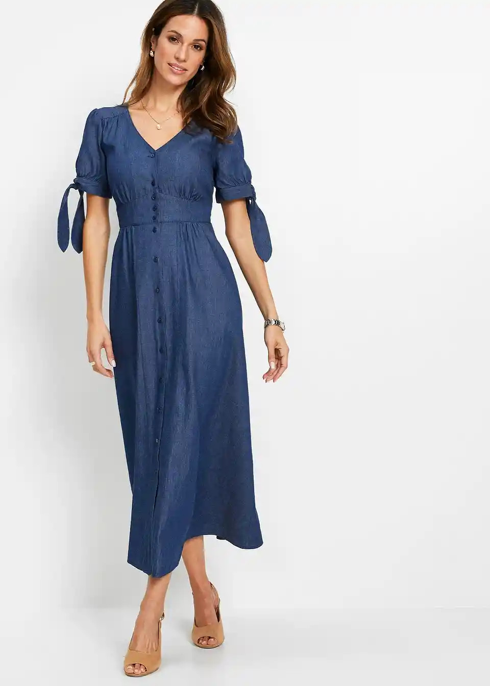 Langes Jeanskleid | Bonprix DE