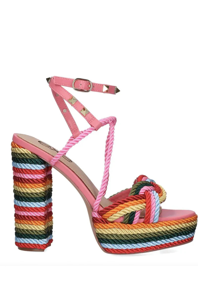 BuddyLove X EXE | Ophelia Platform Heel | Pink Multi | BuddyLove
