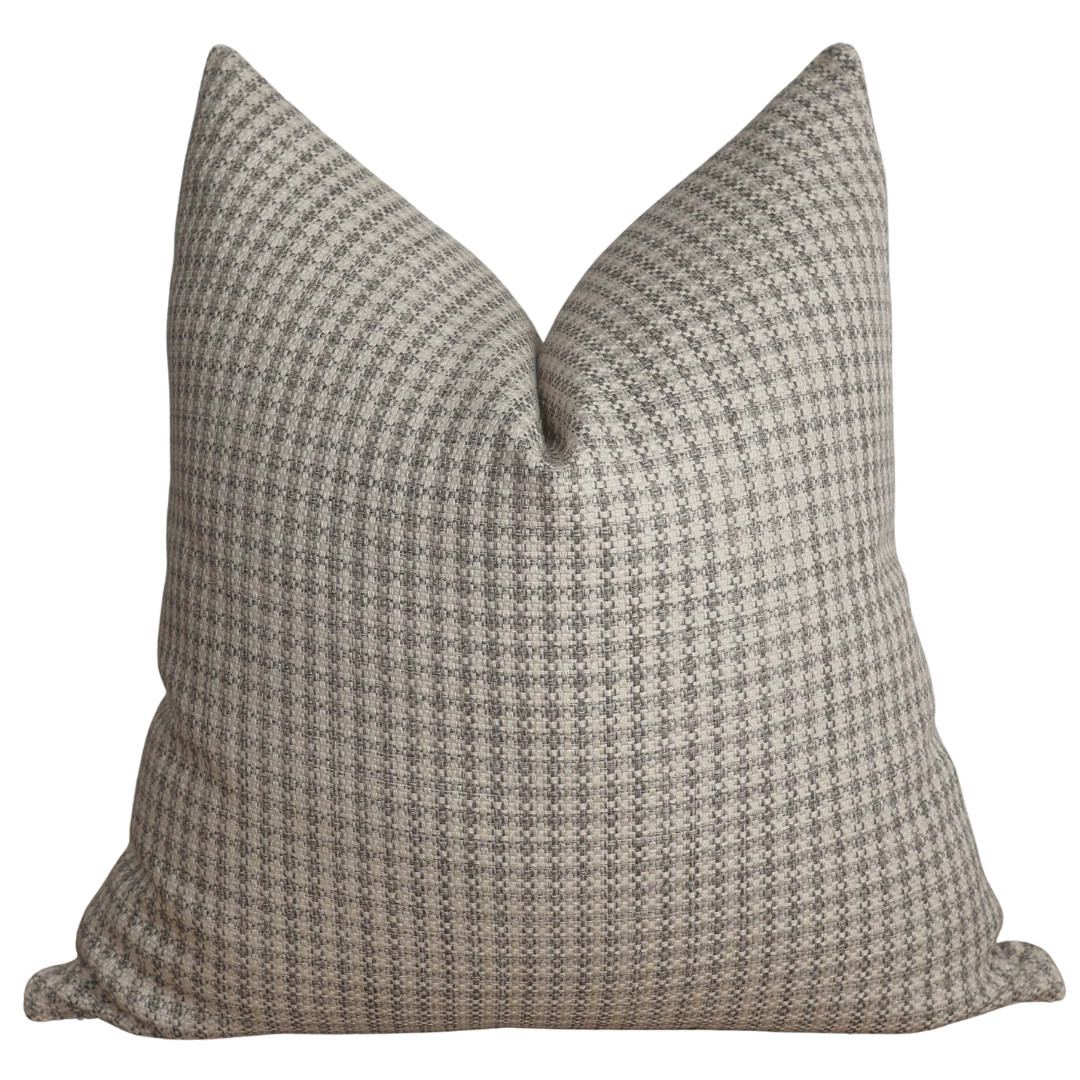 Gentleman's Checkered Plaid Pillow Cover | Hackner Home (US)