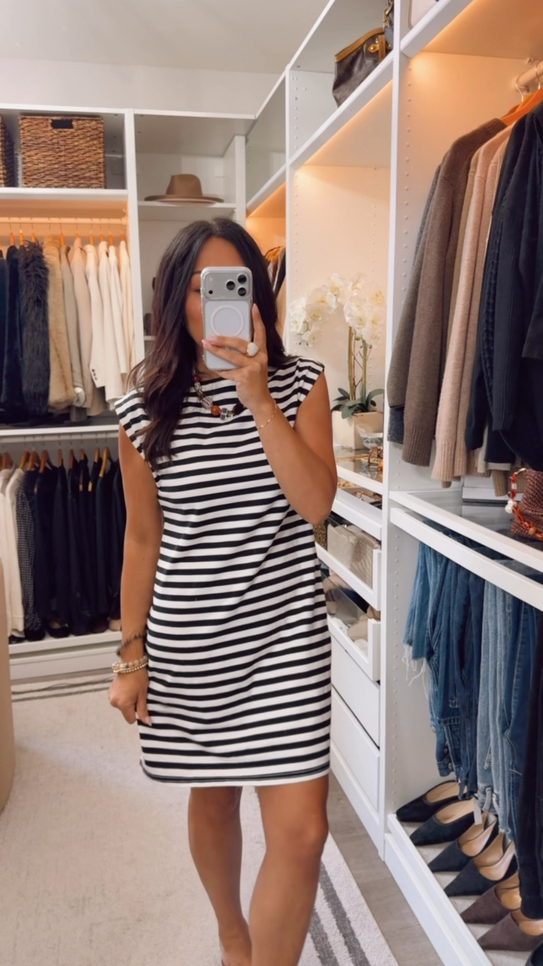 Dress 50% off🙌🏽 perfect everyday dress fits TTS wearing a small

#LTKootd #LTKOver40 #LTKSaleAlert