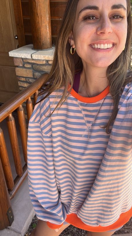 Loving this Free People dupe from Amazon! The perfect oversized top perfect for summer! Lightweight, soft and very comfortable for an affordable price 💵 I got a medium for a more oversized fit. A small would work great for a more fitted look. 

#LTKFindsUnder50 #LTKShoeCrush #LTKTravel