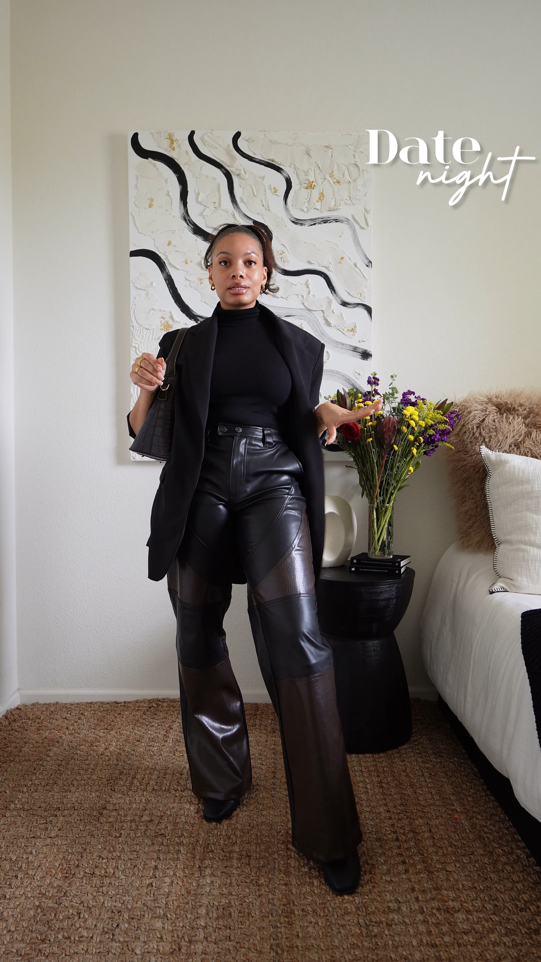 Chocolatey Date Night … just yummy. 🍫🫶🏽. Love when a look brings out all my antics, that means the look is clearly a banger! 

#LTKshoecrush #LTKSeasonal #LTKU