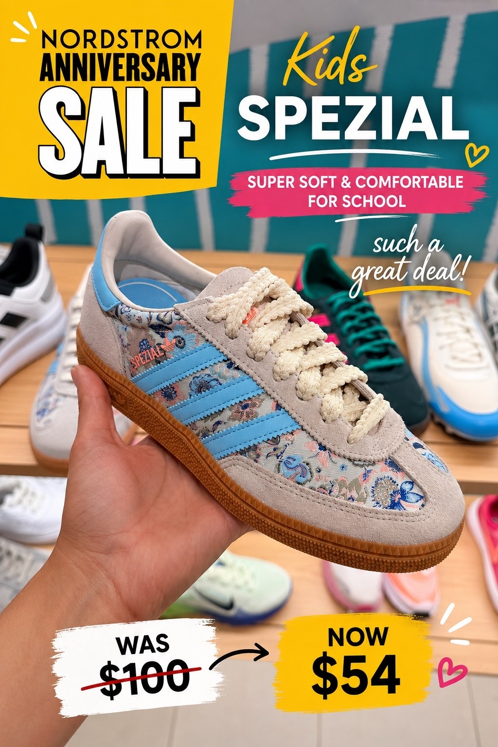 The kind of shoes kids actually want to wear all day! 💙
Only $54 such a great deal for back to school! Super soft and comfy! 
#spezial #kidsshoes #kidssamba #backtoschool #kidsstyle #kidsoutfit

#LTKKids #LTKdayinmylife #LTKmomlife
